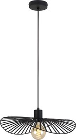 Toolight Toolight, závesné svietidlo 41cm, 1xE27, APP1840-1CP, čierna, OSW-07061