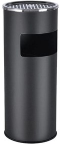 Záhradný stojanový popolník 30 L, čierny