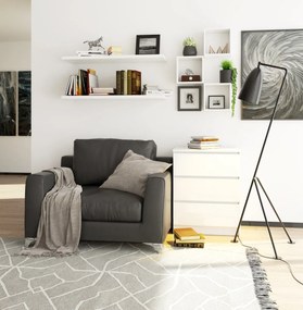 Komoda Kuba 60 cm - 3 zásuvky biela lesklá