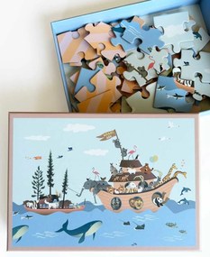 ViSSEVASSE Detské puzzle Noah's ark 42 dílků