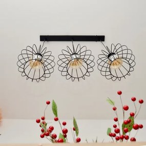 LED Luster na lanku MERCURE 3xE27/15W/230V