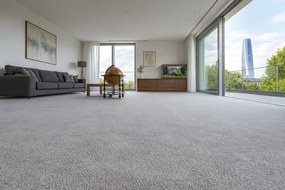 Condor Carpets 60x280 cm Koberec metráž Sicily 373, šíře, šedá, filc, obývacia izba