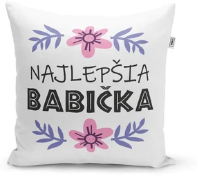 Sablio Vankúš Najlepšia babička: 40x40 cm