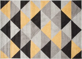 TA Koberec C945C ŠEDÁ/ŽLTÁ AZÚROVÁ Rozmer: 160x220 cm