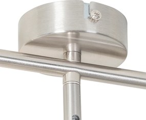 Moderné stropné svietidlo oceľ 3-svetlo nastaviteľné - Jeana