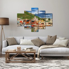 Obraz - Húsavík (150x105 cm)