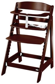 roba Detská drevená vysoká jedálenská stolička Sit Up (hnedá/flex)  (100306933)