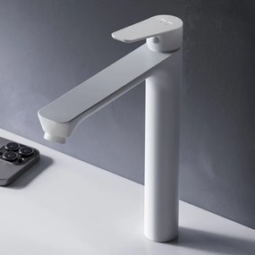 Umývadlová batéria AM.PM Hit FTA92033 vysoká, biela