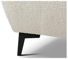 Béžová čalúnená dvojlôžková posteľ s úložným priestorom s roštom 180x200 cm Makapu – Makamii