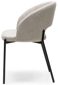 Jídelní židle Jazz béžová/černá