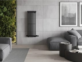 Mexen Atlanta, vykurovacie teleso 1200x405 mm, 646 W, čierna, W211-1200-405-00-70