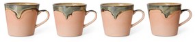 HK living Kameninový hrnček na cappuccino 70's Blossom 300 ml