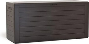 PROSPERPLAST Box záhradný WOODEBOX umbra 116cm - 280l