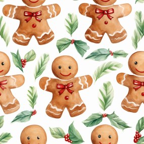 Flanelová obliečka na vankúš MERRY GINGER 50x70 cm, farebná