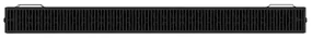 Mexen Line CVL22, panelový radiátor 600 x 1400 mm, spodné pripojenie, 2215 W, čierna, W622L-060-140-70