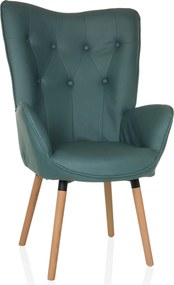 XXXLutz KRESLO UŠIAK, textil, mätovozelená MID.YOU - Kreslá - 001918035703
