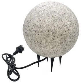 Vonkajšie dekoratívne svietidlo LUMISTONE 1xE27/15W/230V IP65, priemer 25 cm