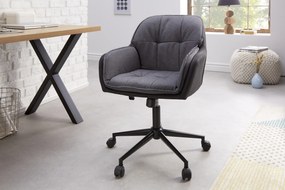 Kancelárska stolička Lounger- sivá