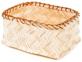 Súprava 3 úložných bambusových košíkov Compactor Natural Bamboo