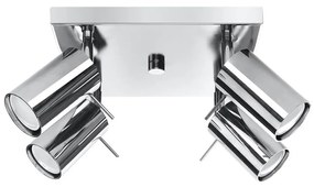 Sollux SL.0730 - Bodové svietidlo RING 4xGU10/10W/230V