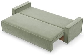 Trojmiestna rozkladacia sedačka NOTO olivová