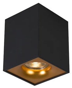 Moderná bodová čierna so zlatom - Quba delux