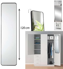 Zrkadlo Reflex, čierna