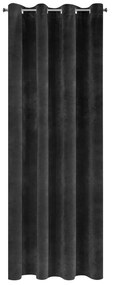 ZATEMŇOVACÍ ZÁVES NA KRÚŽKOCH RIA 140X250 CM ČIERNA