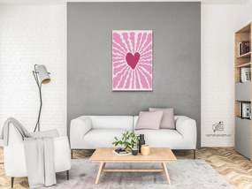 Gario Maľovanie podľa čísel Ornament so srdcom Rozmery: 80 x 120 cm, Rámovanie: S vnútorným rámom