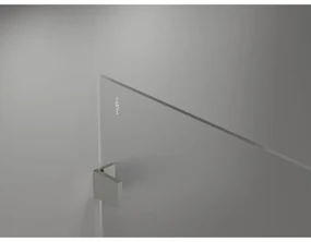 Mexen Lunar sprchová stena ľavá 120 x 200 cm, 8mm číre sklo, brúsená oceľ, 830-120-000-97-00-L