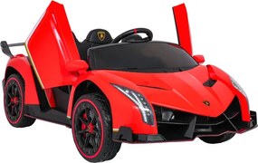Elektrické autíčko Lamborghini Veneno červené