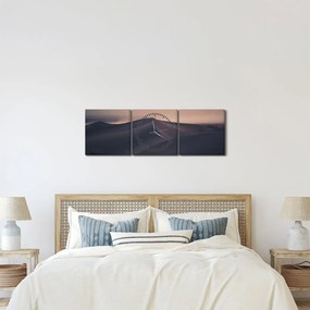 Obraz - Piesočné duny (s hodinami) (90x30 cm)