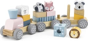 Vláčik PolarB – drevený vláčik s kockami