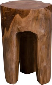 Prírodná Teaková stolička Rose 26 × 26 × 40 cm HOUSE NORDIC