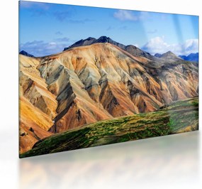 Sklenený obraz - Landmannalaugar (70x50 cm)