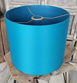 Petrolejové tienidlo na stolnú alebo závesnú lampu Petrol - Ø 30*25cm/ E27