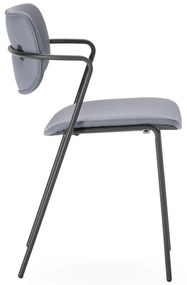 Tmavosivé jedálenské stoličky v súprave 2 ks Maika – Marckeric