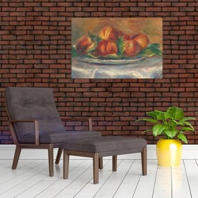 Obraz - Auguste Renoir, Peaches on a  Plate, reprodukcia (90x60 cm)