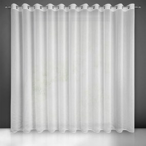 ZÁCLONA NA KRÚŽKOCH LUNA 300 CM X 250 CM BIELA