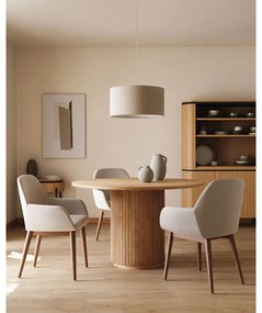 Okrúhly jedálenský stôl z mangového dreva v prírodnej farbe ø 120 cm Licia – Kave Home