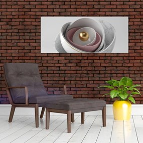 Obraz - Zlatá perla (120x50 cm)