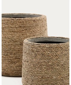 Obaly na kvetináče z cementu v súprave 2 ks ø 24 cm Sigal – Kave Home