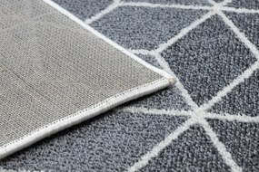 Koberec HEOS 78590 krém / strieborný / antracit CUBE KOCKA