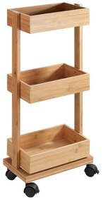 WENKO 24390100 - Regál TORTONA 18x71,5 cm hnedá/čierna