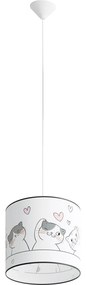Sollux SL.1418 - Detský luster na lanku CAT 1xE27/15W/230V pr. 30 cm