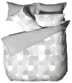 B.E.S. Petrovice Flanelové obliečky Nordic Grey, 140 x 200 cm, 70 x 90 cm