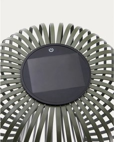 LED stolové vonkajšie svietidlo so stmievačom so solárnym panelom (výška 70 cm) Reiba – Kave Home