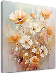 Peach Fuzz obrazy Jemný tanec kvetov | rôzne rozmery