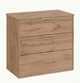 Roca Optica kúpeľňová skrinka bez umývadla 58,5x75,7x45,5 cm dub OPTDESK603ZO