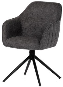 Autronic BONTEC Jedálenská stolička, krémová, látka, HC-536 CRM2 Farba: Šedá